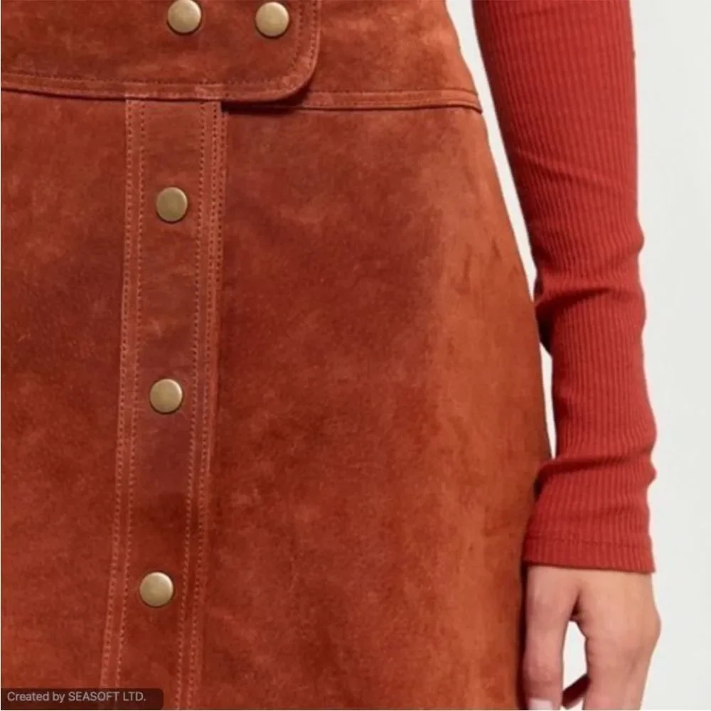 Urban Outfitters Cardiff Suede Mini Skirt Size S